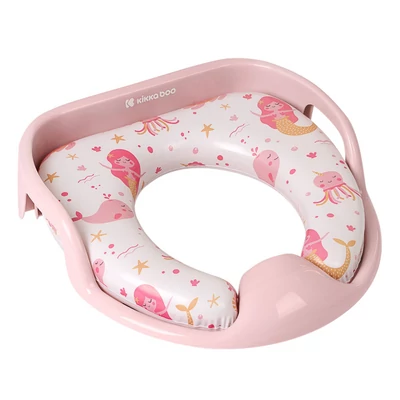 Kikkaboo wc szûkítő kapaszkodós puha Tenger pink