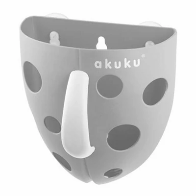 Akuku fürdőjáték tároló mûanyag szürke