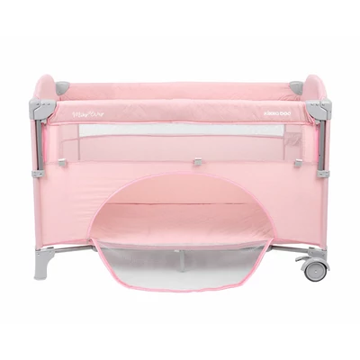 Kikkaboo utazóágy Milky Way pink