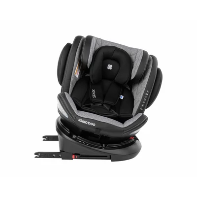 Kikkaboo gyerekülés Stark 360 Isofix 0-36 kg világosszürke