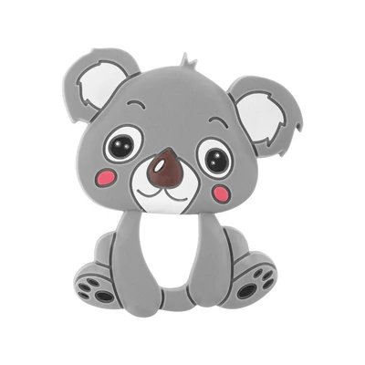 Akuku rágóka - szilikon hûthető  Koala szürke