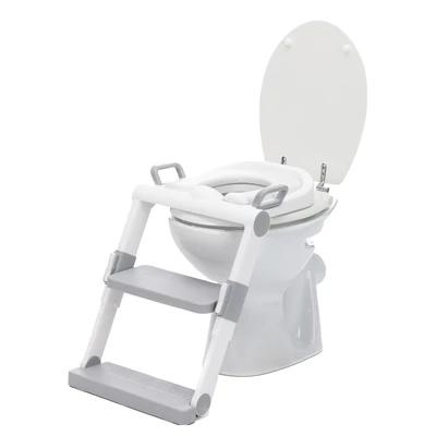 Fillikid lépcsős wc szûkítő - szürke/fehér BST029