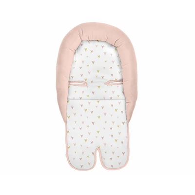 Kikkaboo fejszûkítő autósülésbe memóriahabos  pink szívek