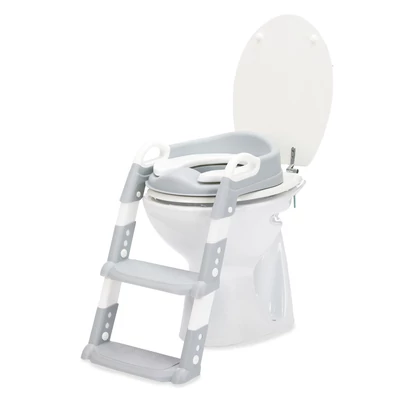 Fillikid lépcsős wc szûkítő Ben szürke/fehér BST023-07