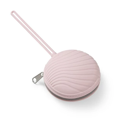 BabyOno cumitartó tok 2 cuminak szilikon cipzárral rózsaszín 1569/02