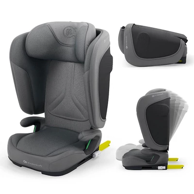 Kinderkraft gyerekülés Unity 2 i-Size Isofix 100-150cm szürke