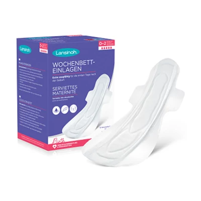 Lansinoh extra nedvszívó szülés utáni betét - O-2 hét - egyesével csomagolt, 10 db 