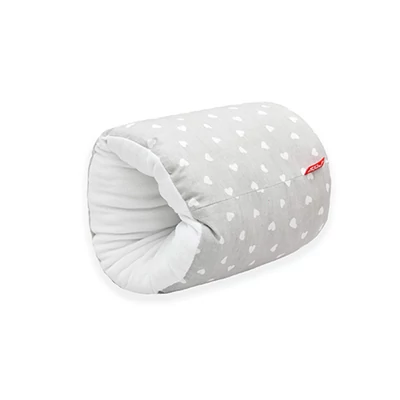 Karra húzható szoptatós párna - LittleHeartWhiteGrey  