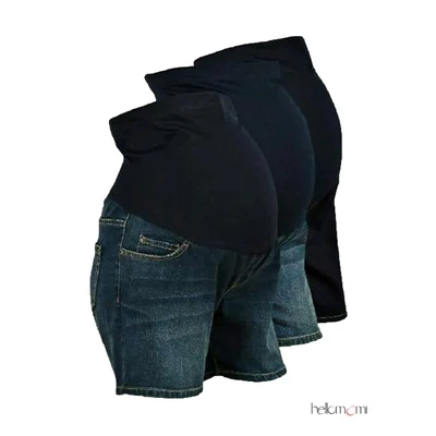 Kismama farmer short XL+ LizLange Maternity xxl s.kék