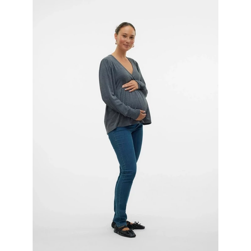 Kismama farmernadrág Mamalicious Slim
