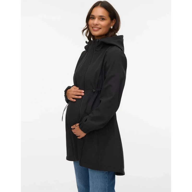 Softshell Kismama és babahordozós kabát thermo betéttel Mamalicious