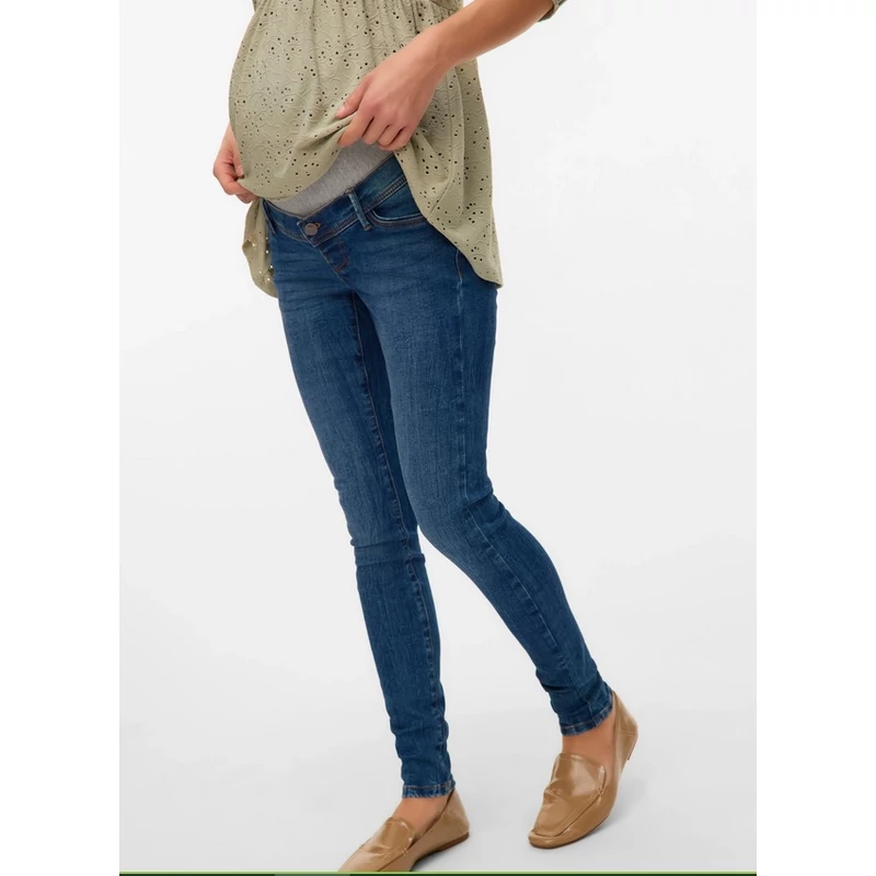 Kismama farmernadrág slimfit Mamalicious