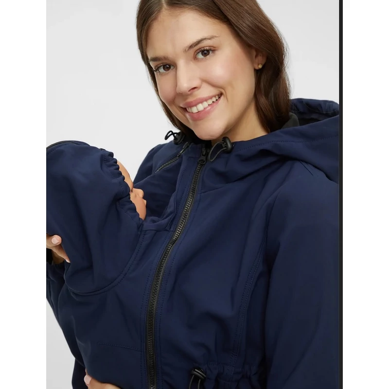 Softshell Kismama és babahordozós kabát thermo betéttel Mamalicious