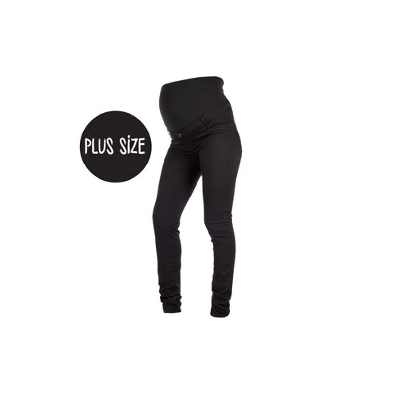 Kismama farmernadrág plus size fekete Love2Wait