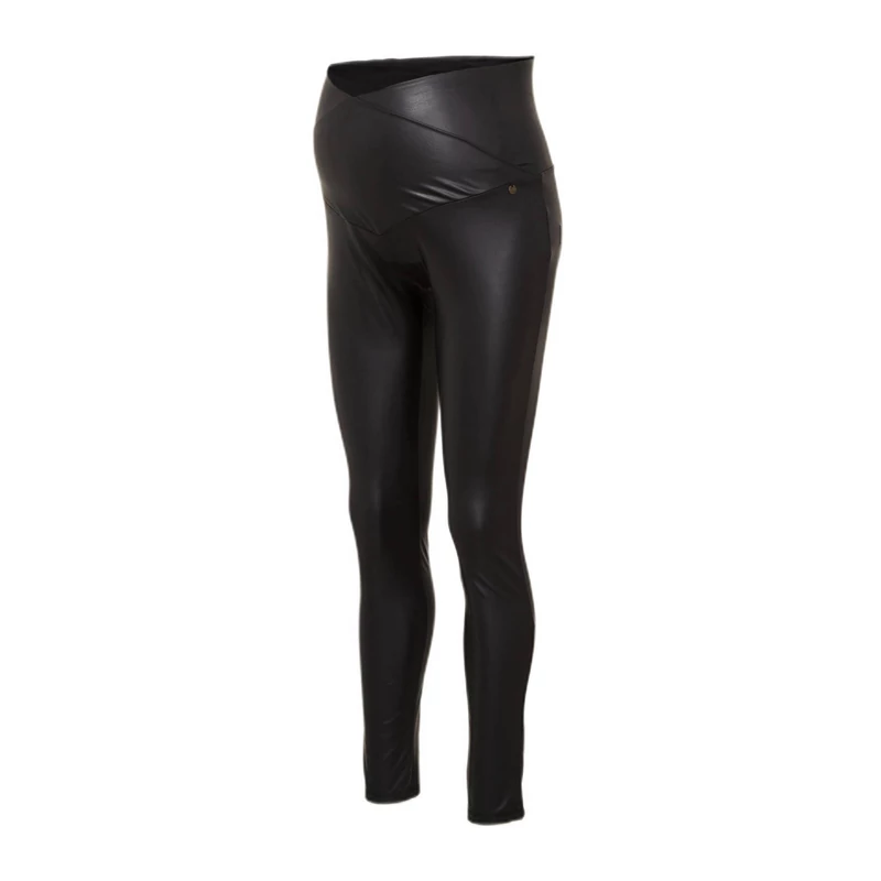 Bőrhatású Kismama Leggings Love2Wait m fekete