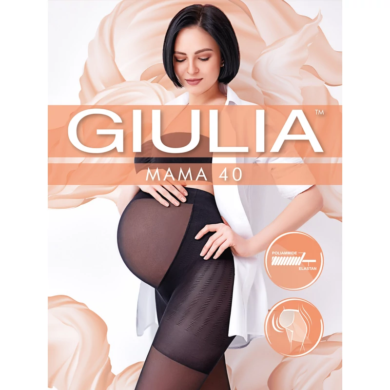 Kismama harisnyanadrág 40 den fekete Giulia