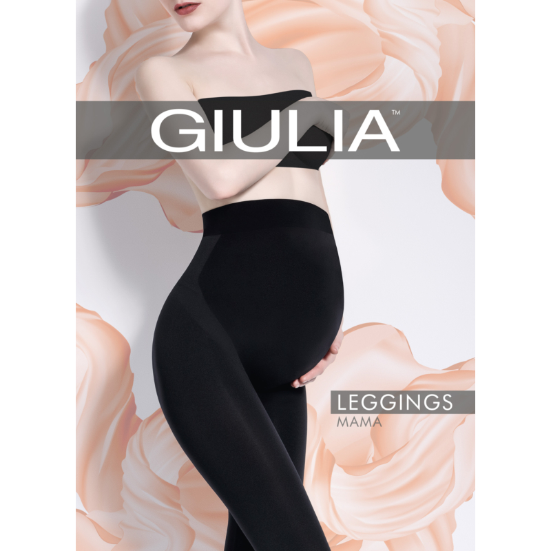 Varrásmentes kismama leggings fekete Giulia