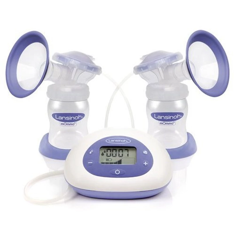 2 in 1 professzionális elektromos dupla mellszívó + 2 db 160 ml cumisüveg szett