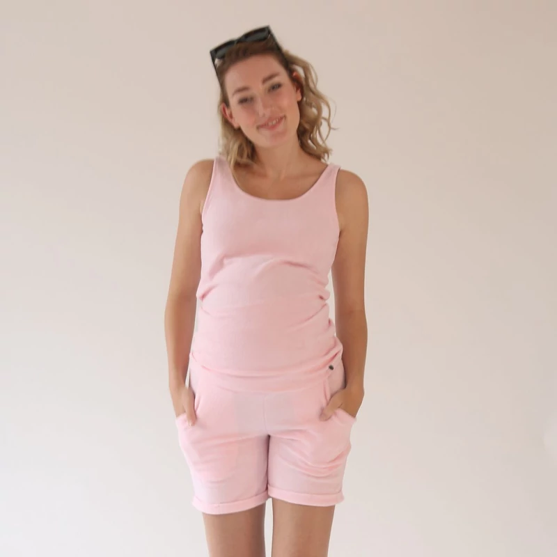 Kismama és szoptatós trikó, felső Love2Wait xs pink