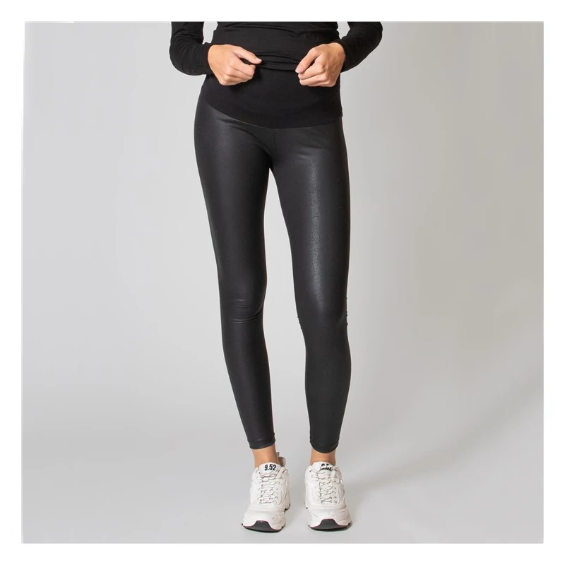 Bőrhatású, nyomottmintás kismama Leggings Love2Wait