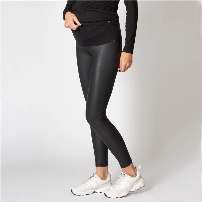 Bőrhatású, nyomottmintás kismama Leggings Love2Wait