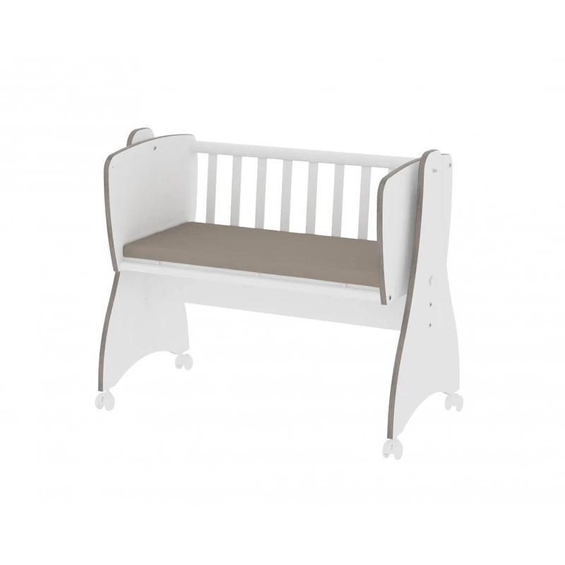 Lorelli First Dreams ringatható bölcső 105x55 - White / Fehér