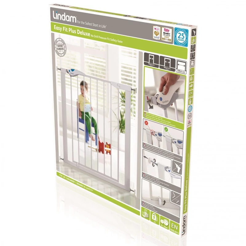 Lindam Easy Fit Plus Deluxe biztonsági ajtórács