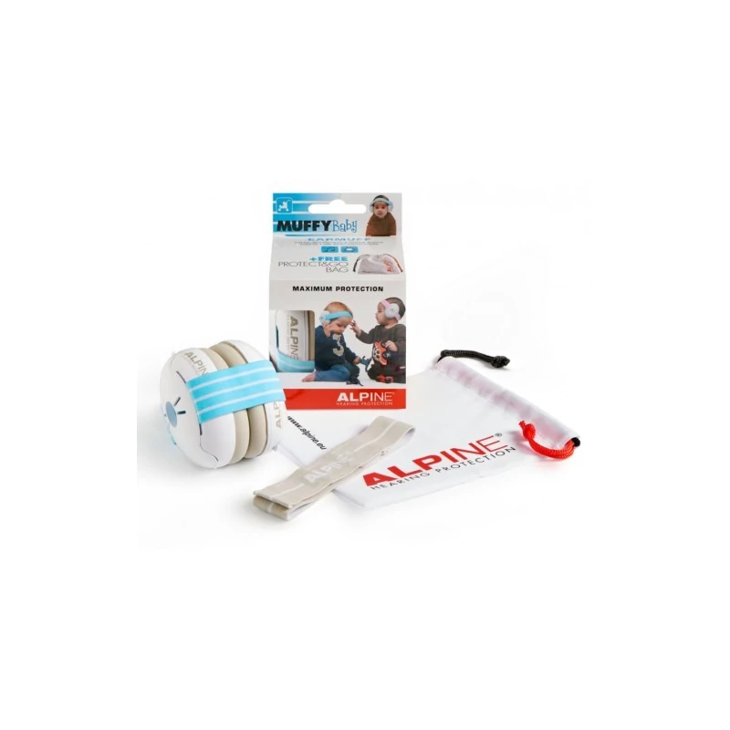 Alpine Muffy Baby fültok csecsemőknek kék