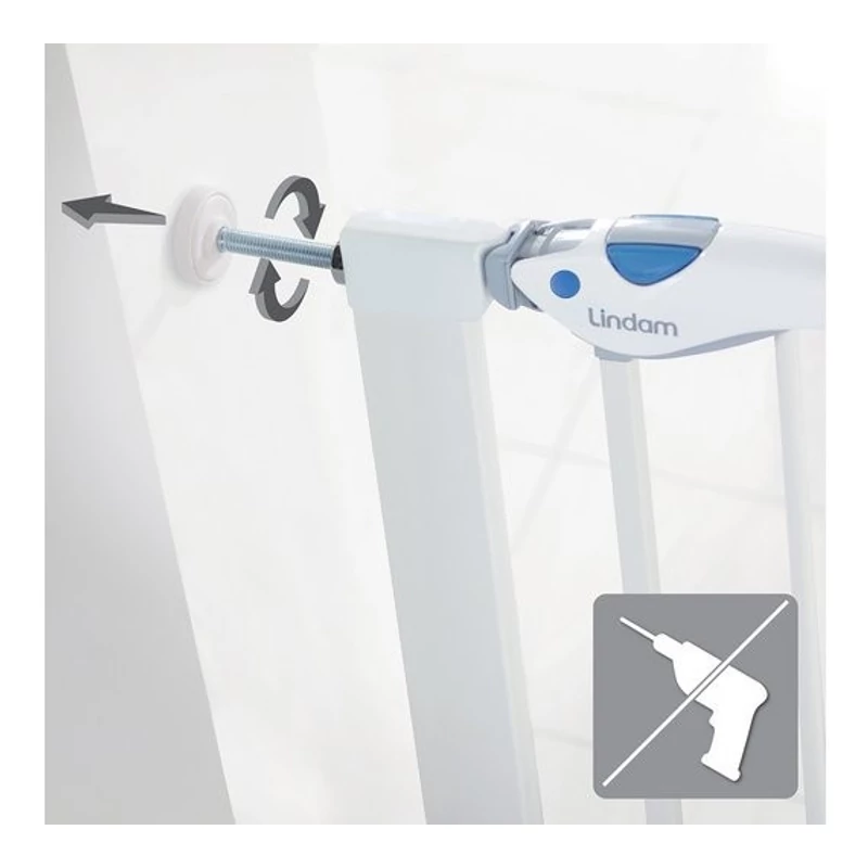 Lindam Easy Fit Plus Deluxe Tall biztonsági ajtórács