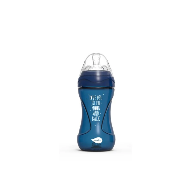 Nuvita Cool! cumisüveg 250ml - éjkék - 6032