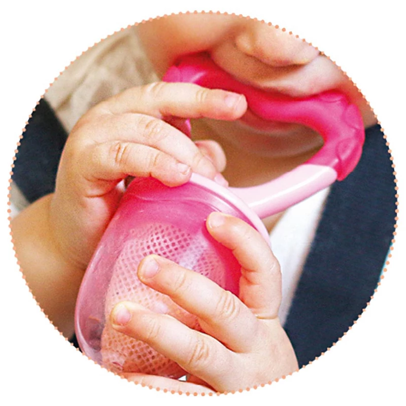 Nuvita etetoháló és rágóka - cool pink - 1417