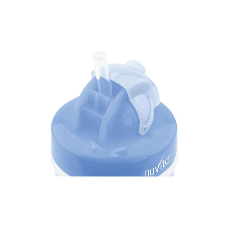Nuvita dupla falú szívószálas itatópohár - blue - 1436