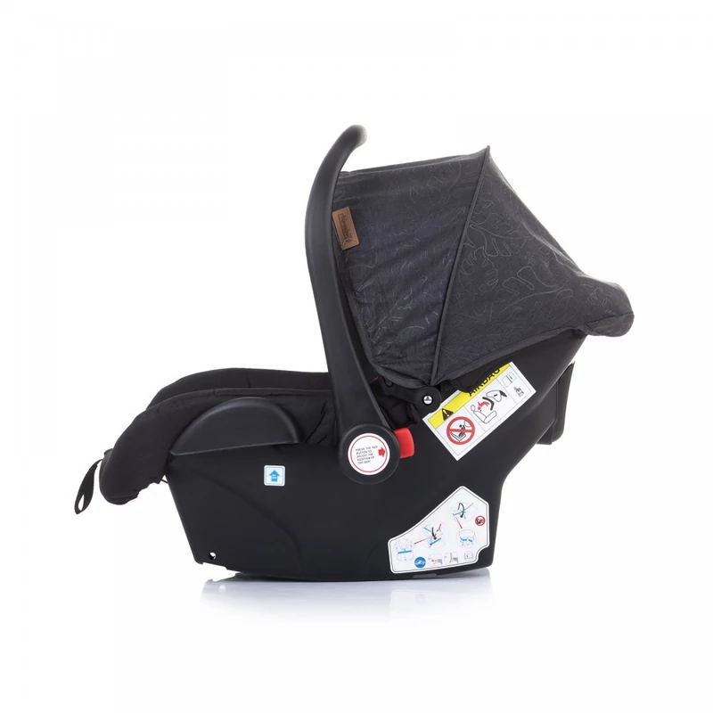 Chipolino Estelle autóshordozó 0-13kg + adapter - Asphalt