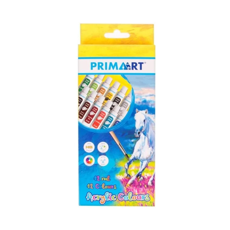 Prima Art Tempera készlet - 12 db-os