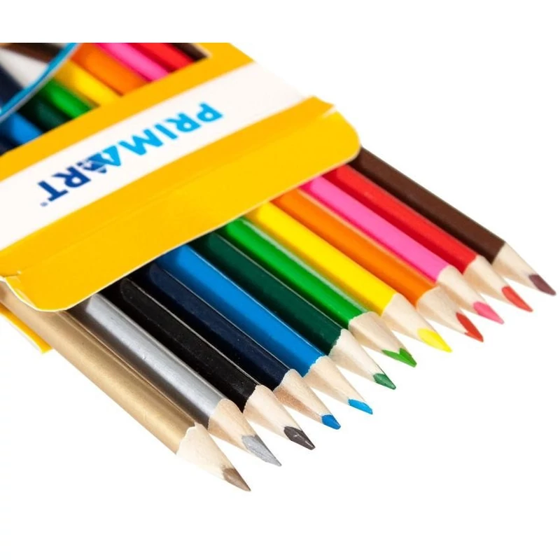 Prima Art háromszögletű színes ceruza - 12 db
