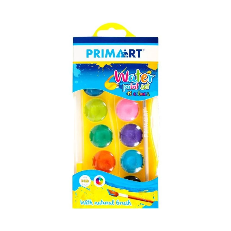 Prima Art vízfesték készlet - 12 szín