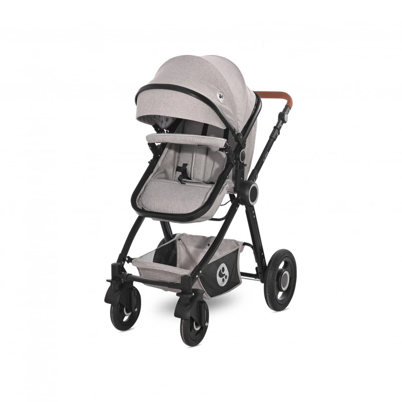 Lorelli Alexa SET babakocsi mózessé alakítható sport résszel - Opaline Grey Elephants