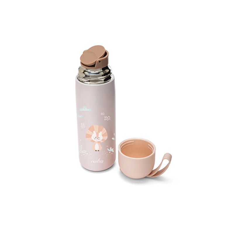 Nuvita termosz 400ml - light pink 4435