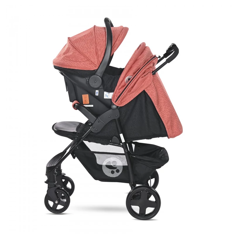 Lorelli Daisy BASIC SET sport babakocsi - Black&amp;Ginger Orange