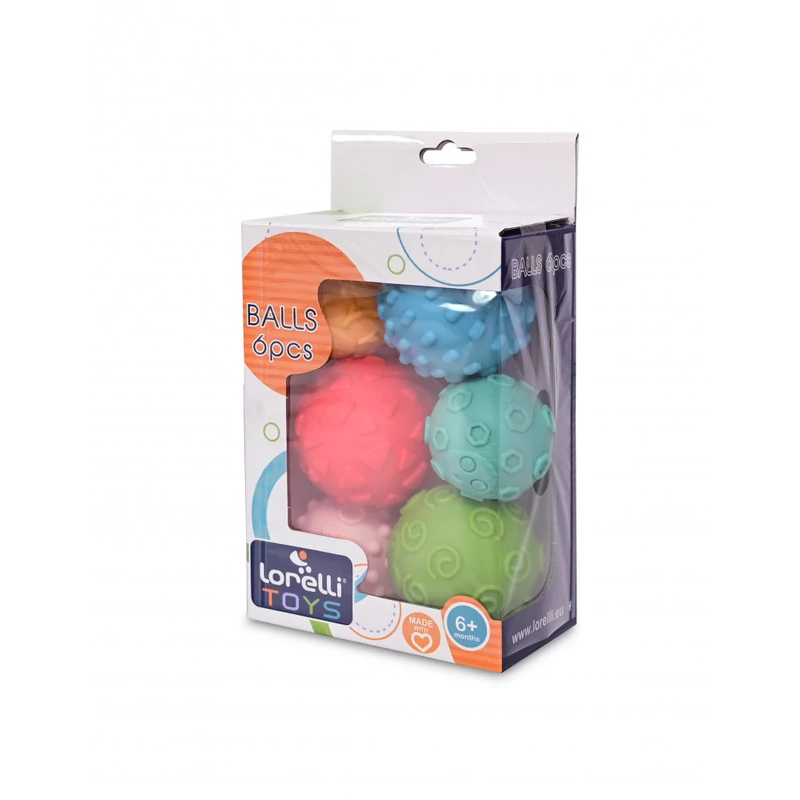 Lorelli Toys készségfejlesztő játék - labdák 6db