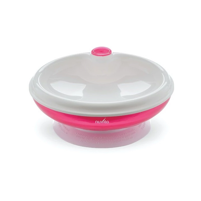 Nuvita melegentartó tányér - Pink - 1427