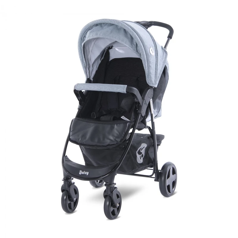 Lorelli Daisy BASIC SET sport babakocsi - Black&amp;Silver Blue