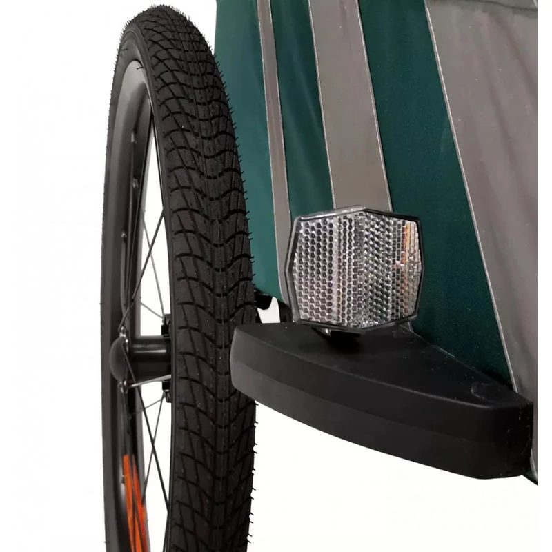 Bellelli Trailblazer biciklis utánfutó 32kg-ig - Green