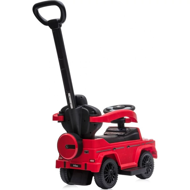 Lorelli Mercedes G350D bébitaxi tolókarral - Piros