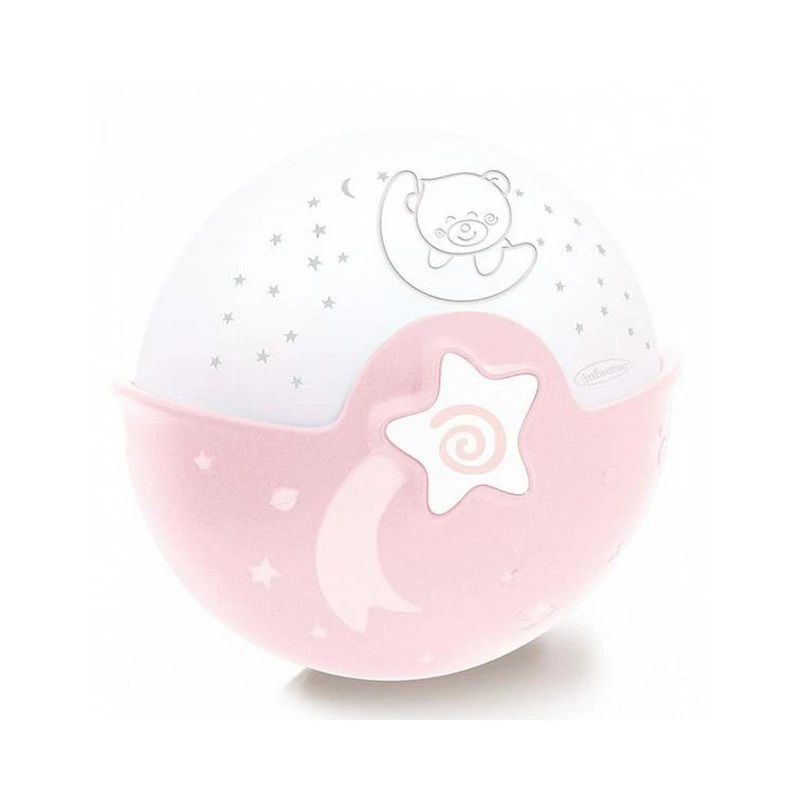 Infantino éjjeli fény és projektor - pink