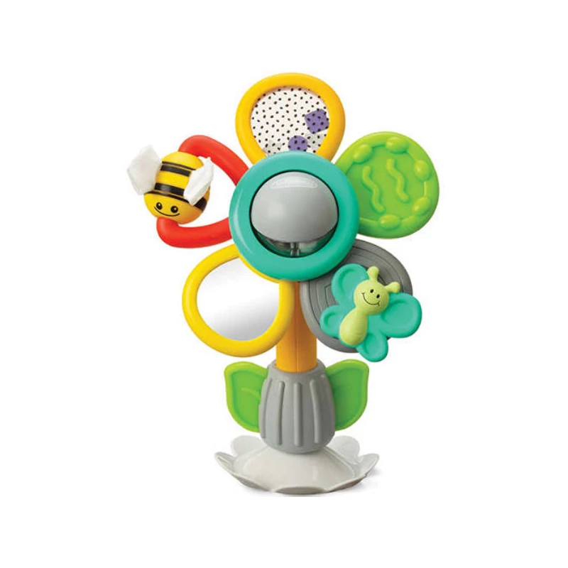 Infantino Stay & Play Sunflower tapadókorongos készségfejlesztő játék