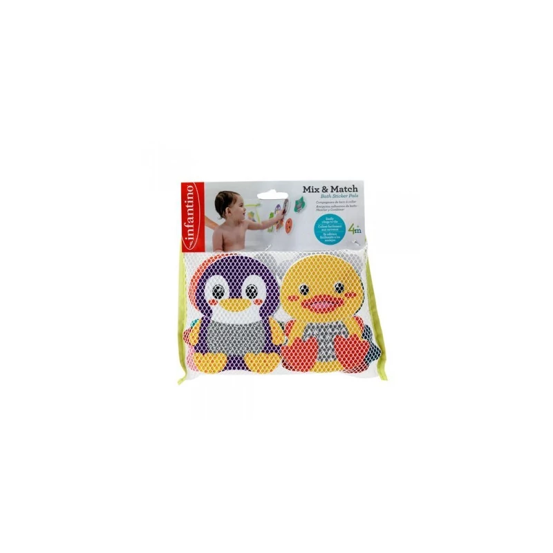 Infantino Mix & Match Bath Sticker Pals fürdőjáték