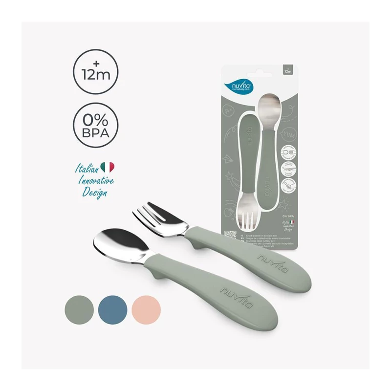 Nuvita kanál és villa szett - Sage Green - 8472