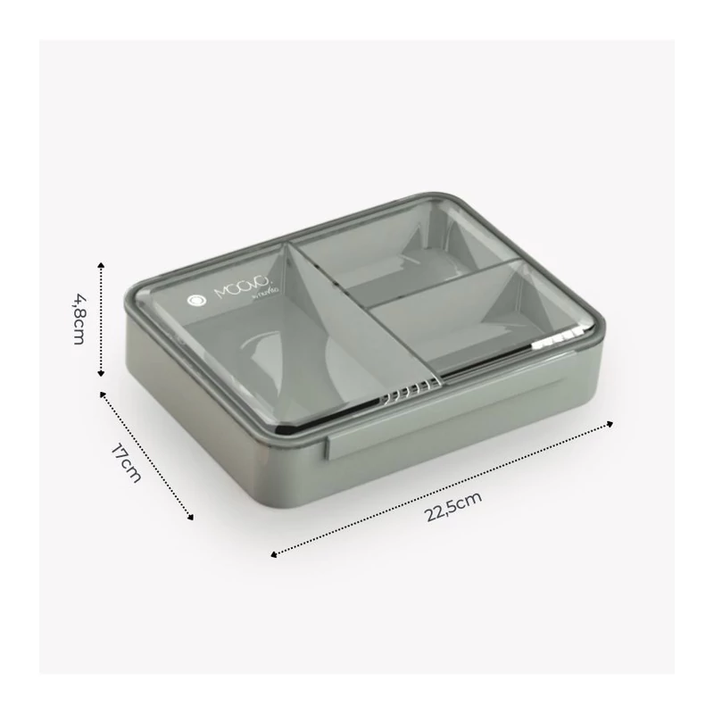 Nuvita uzsonnás doboz M 950 ml - Sage Green 4421