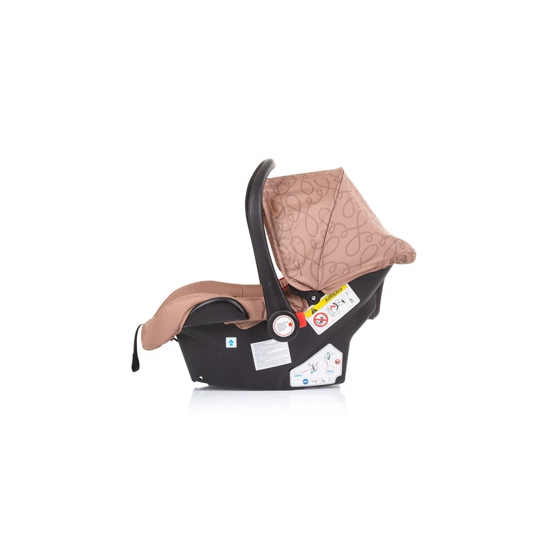 Chipolino Estelle autóshordozó 0-13kg + adapter - Sand